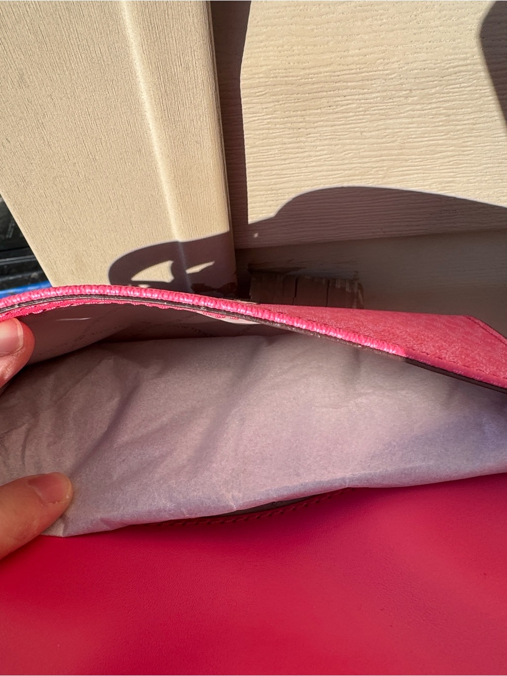 MICHAEL KORS Pink Envelope Crossbody Bag NWOT - Picture 5 of 5